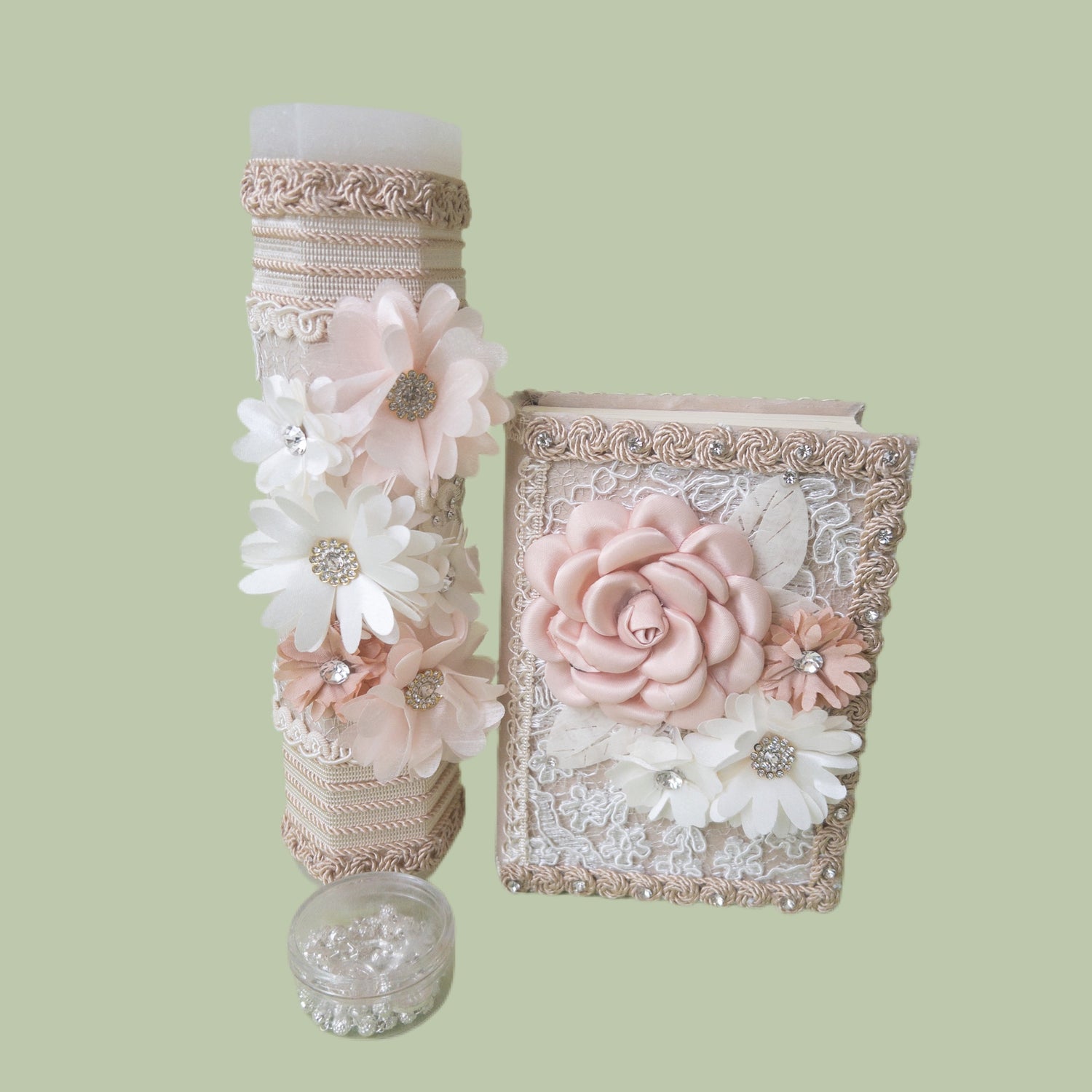 First Communion Candle Set