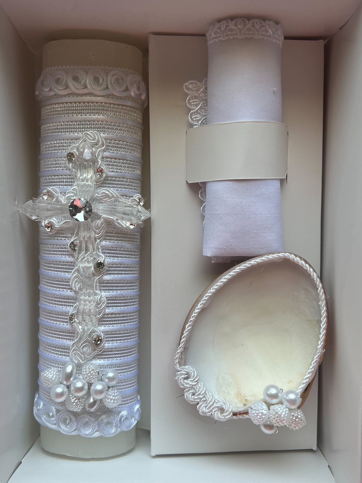 Baptism Candle Set #5